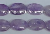 CNA448 15.5 inches 16*22mm oval natural lavender amethyst beads