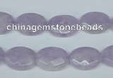 CNA455 15.5 inches 12*16mm faceted oval natural lavender amethyst beads