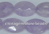 CNA458 15.5 inches 18*25mm faceted oval natural lavender amethyst beads