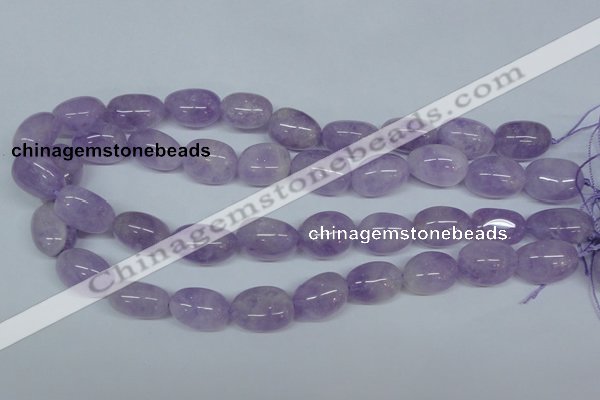 CNA466 15.5 inches 14*18mm nugget natural lavender amethyst beads