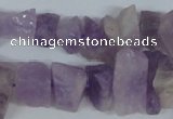 CNA469 15.5 inches 8*15mm chips natural lavender amethyst beads