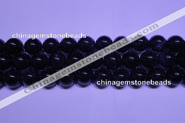 CNA555 15.5 inches 14mm round A grade natural dark amethyst beads