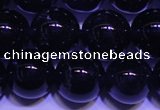CNA562 15.5 inches 8mm round AA grade natural dark amethyst beads