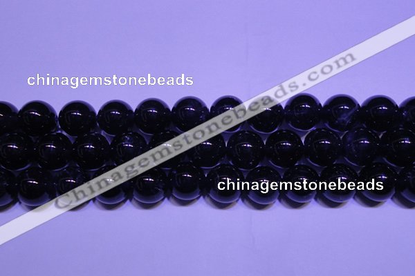 CNA564 15.5 inches 12mm round AA grade natural dark amethyst beads