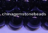 CNA565 15.5 inches 14mm round AA grade natural dark amethyst beads