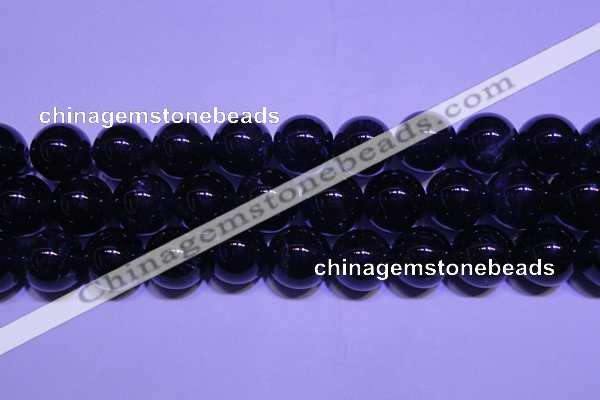 CNA566 15.5 inches 16mm round AA grade natural dark amethyst beads