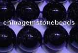 CNA572 15.5 inches 8mm round AAA grade natural dark amethyst beads