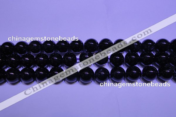 CNA572 15.5 inches 8mm round AAA grade natural dark amethyst beads