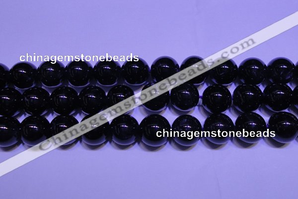 CNA575 15.5 inches 14mm round AAA grade natural dark amethyst beads