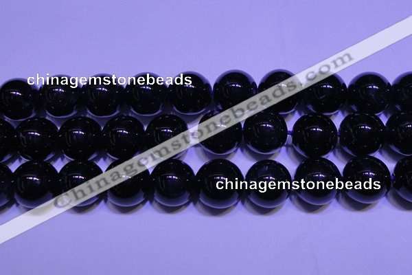 CNA577 15.5 inches 18mm round AAA grade natural dark amethyst beads