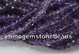 CNA59 15.5 inches 3*5mm faceted rondelle grade A natural amethyst beads