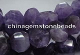 CNA64 15.5 inches 12*18mm freeform grade AB+ natural amethyst beads