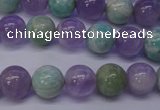 CNA653 15 inches 10mm round lavender amethyst & amazonite beads