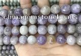 CNA689 15.5 inches 12mm faceted round lavender amethyst beads
