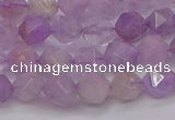 CNA692 15.5 inches 8mm faceted nuggets lavender amethyst beads