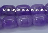 CNA716 15.5 inches 10*14mm drum lavender amethyst beads