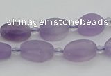 CNA721 15.5 inches 8*12mm oval amethyst gemstone beads wholesale