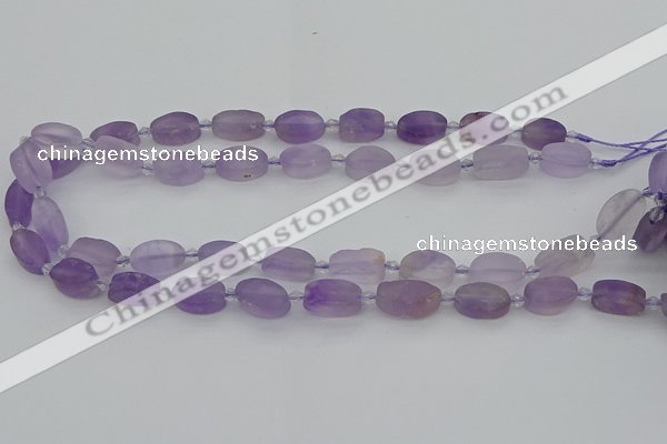 CNA722 15.5 inches 10*14mm oval amethyst gemstone beads wholesale