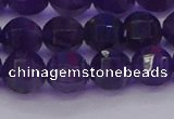 CNA752 15.5 inches 8mm faceted round natural amethyst beads