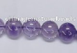 CNA803 15.5 inches 10mm round natural light amethyst beads