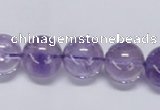 CNA804 15.5 inches 12mm round natural light amethyst beads