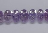 CNA810 15.5 inches 8*12mm rondelle natural light amethyst beads