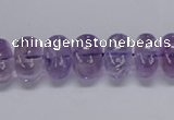 CNA810 15.5 inches 8*12mm rondelle natural light amethyst beads