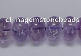 CNA812 15.5 inches 10*16mm rondelle natural light amethyst beads