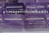 CNA815 15.5 inches 15*20mm tube natural light amethyst beads