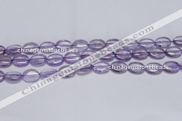 CNA832 15.5 inches 13*18mm oval natural light amethyst beads