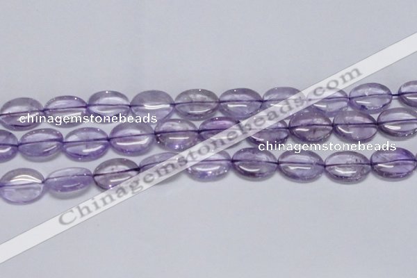 CNA833 15.5 inches 15*20mm oval natural light amethyst beads