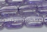 CNA852 15.5 inches 13*18mm rectangle natural light amethyst beads