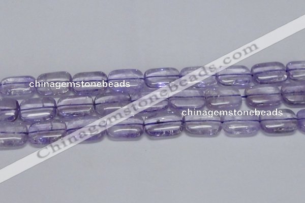 CNA853 15.5 inches 15*20mm rectangle natural light amethyst beads