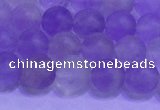 CNA912 15.5 inches 8mm round matte amethyst gemstone beads