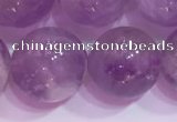 CNA957 15.5 inches 14mm round natural lavender amethyst beads