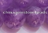 CNA959 15.5 inches 18mm round natural lavender amethyst beads