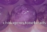 CNA960 15.5 inches 20mm round natural lavender amethyst beads