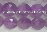 CNA963 15.5 inches 6mm faceted round natural lavender amethyst beads