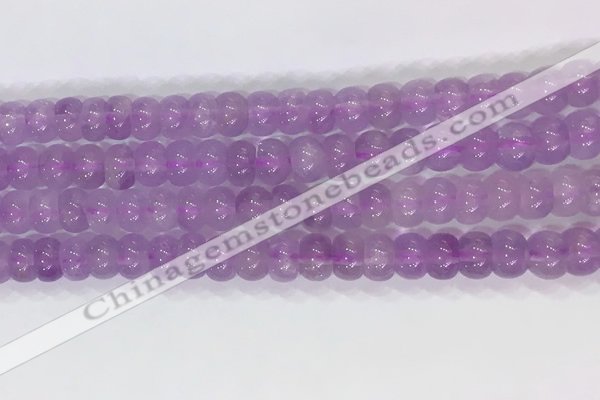 CNA968 15.5 inches 5*7mm faceted rondelle lavender amethyst beads