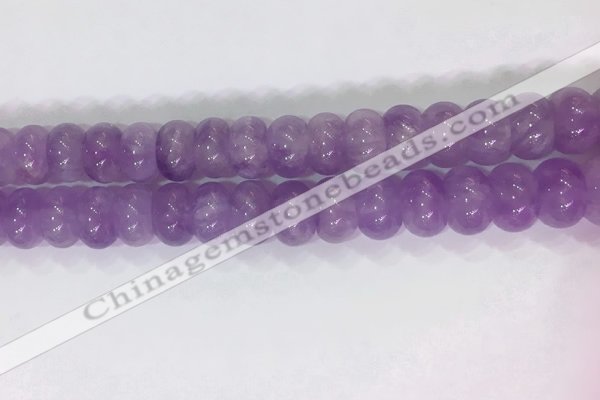 CNA972 15.5 inches 9*12mm faceted rondelle lavender amethyst beads