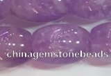 CNA977 15.5 inches 12*16mm drum natural lavender amethyst beads