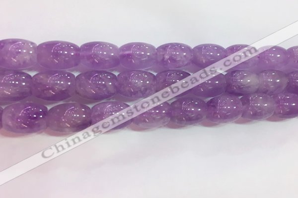 CNA977 15.5 inches 12*16mm drum natural lavender amethyst beads