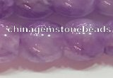 CNA980 15.5 inches 12*12mm drum natural lavender amethyst beads