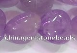 CNA984 15.5 inches 12*12mm heart natural lavender amethyst beads