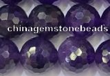 CNA993 15.5 inches 10mmm faceted round amethyst beads wholesale