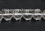 CNC04 15.5 inches 12mm round grade AB natural white crystal beads