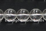 CNC05 15.5 inches 14mm round grade AB natural white crystal beads