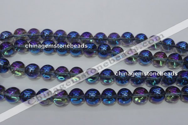 CNC303 15.5 inches 10mm round AB-color white crystal beads