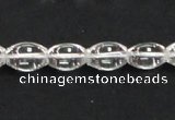 CNC38 9*13mm rice grade A natural white crystal beads wholesale