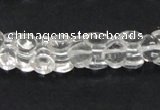CNC39 9*12mm double heart-shaped grade AB natural white crystal beads